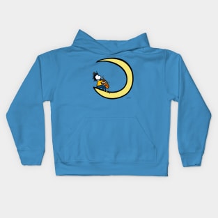 Moon and cello Kids Hoodie